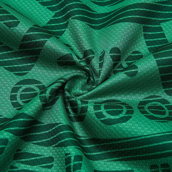 Unisex Mexico Home Soccer Jersey, Geometric Pattern Football Shirt, Match Day Fan Gift