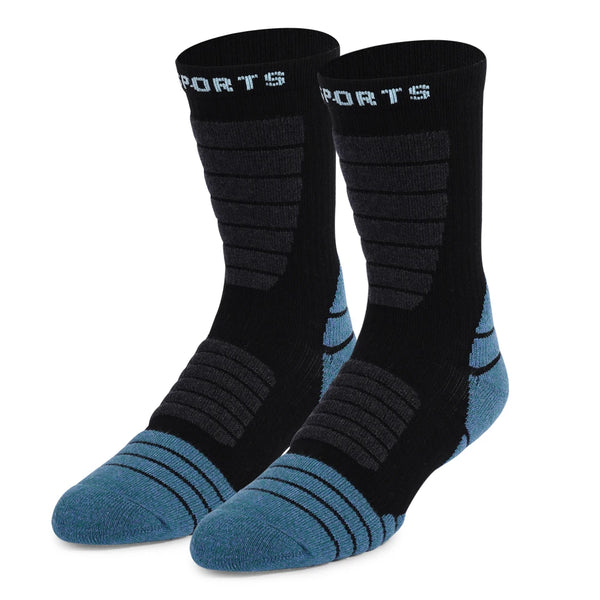 High Quality Men Sport Socks Nylon Knit Crew With Letters Outdoor Trekking Socks
