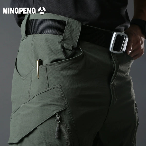 Summer Archon Tactical Trousers Men's Slim Special Forces Quick-Dry Pants Ultra-Thin Breathable Training Outdoor Work Clothes Military Fans