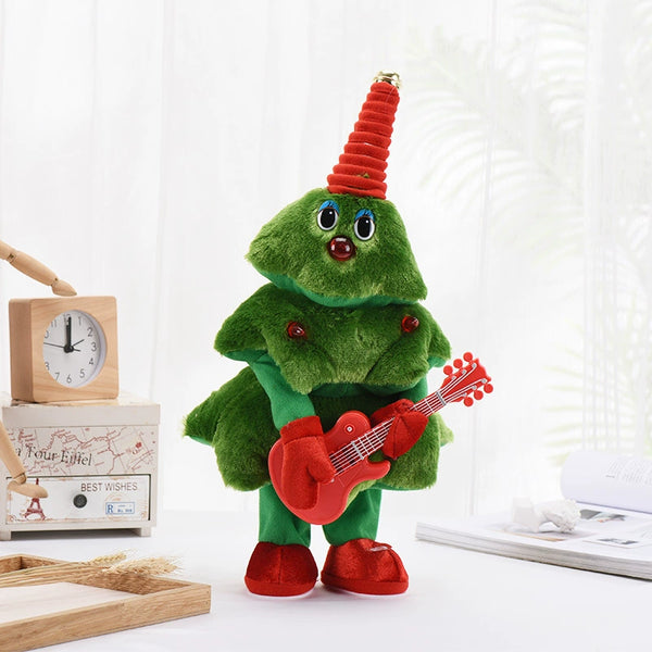 Stuffed Electric Toy Christmas Tree Can Sing and Dance Christmas Gift Gift Decoration Electric Toy