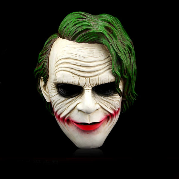 Batman Clown Mask Men's Horror Ball Cos Dress up Halloween Dark Knight Movie Resin Mask