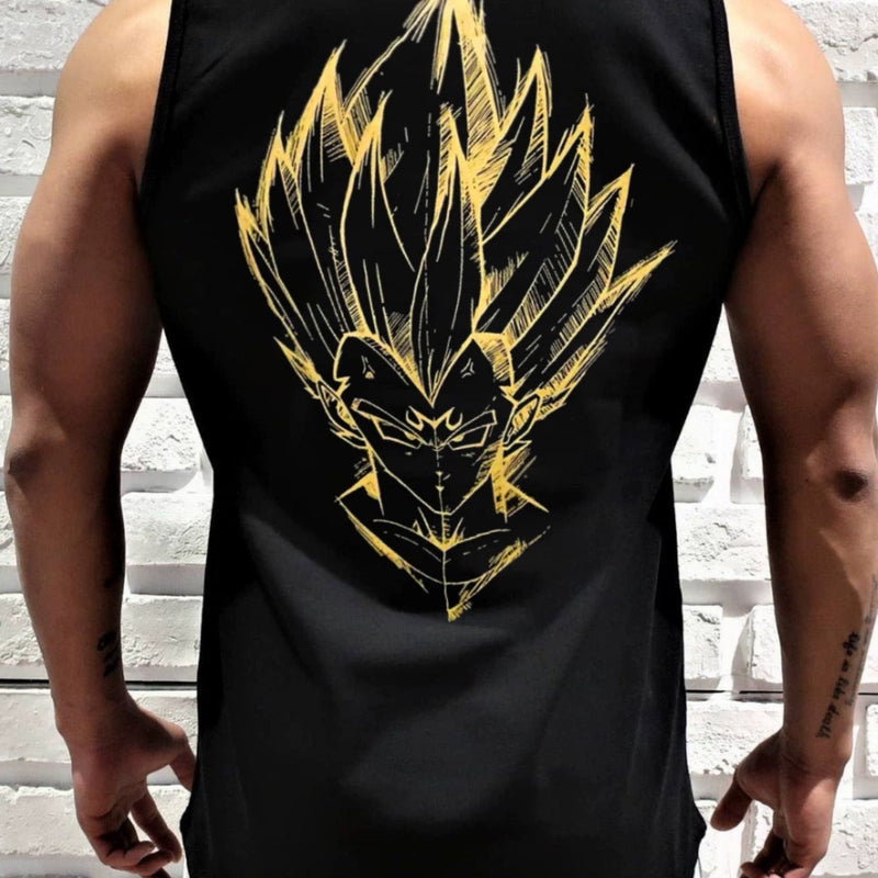 Summer Workout Vest Men's Muscle Tight Wukong Clothes Wait Lifting Waistcoat I-Shaped Training Wear Sports Sleeveless T-shirt