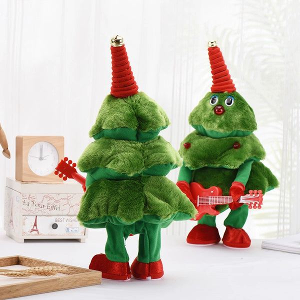 Stuffed Electric Toy Christmas Tree Can Sing and Dance Christmas Gift Gift Decoration Electric Toy