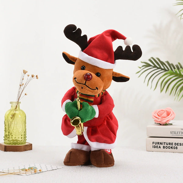 Stuffed Electric Toy Christmas Tree Can Sing and Dance Christmas Gift Gift Decoration Electric Toy