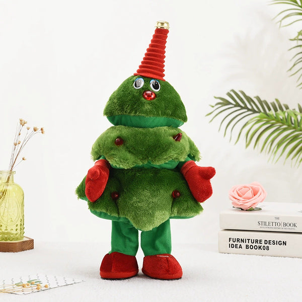 Stuffed Electric Toy Christmas Tree Can Sing and Dance Christmas Gift Gift Decoration Electric Toy