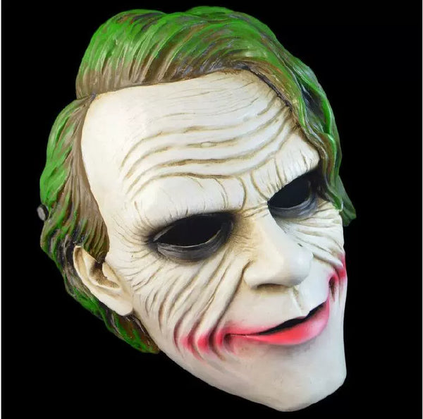 Batman Clown Mask Men's Horror Ball Cos Dress up Halloween Dark Knight Movie Resin Mask