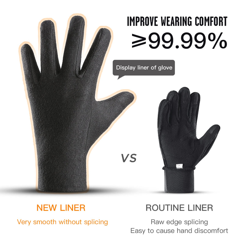 Outdoor Winter Cycling Gloves Touch Screen Motorcycle Gloves  Windproof Sports Riding Ski Gloves Waterproof 3M Running Gloves