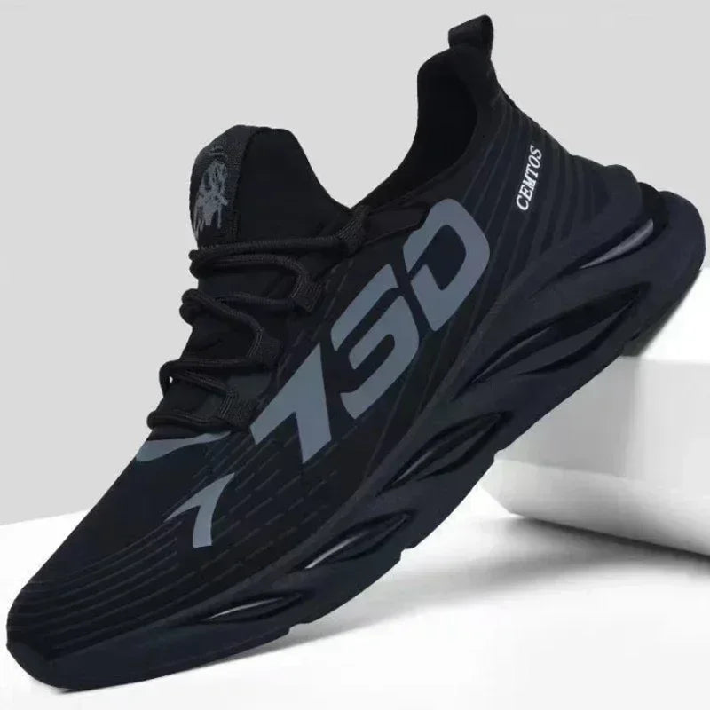 New Summer Mens Breathable Mesh Running Shoes Lightweight Sports Sneakers Fashion Trendy Brand