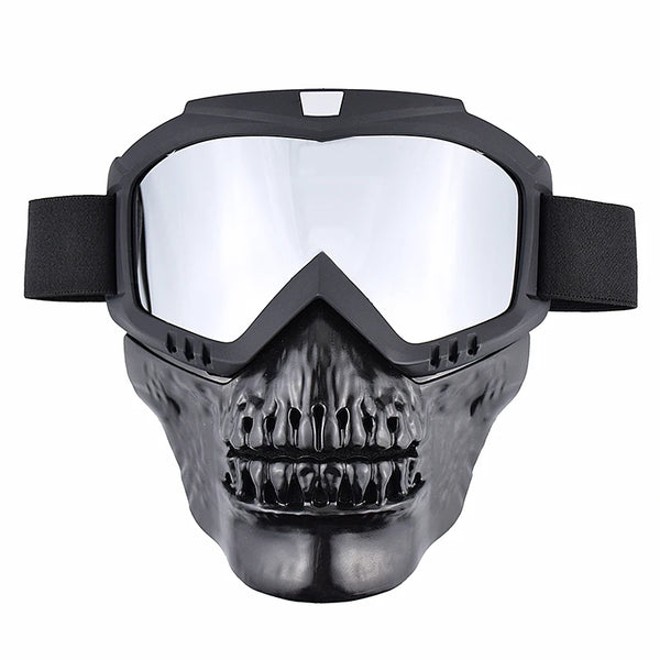 Balaclava Motorcycle Biker Skull Mask Cosplay Breathable Face Shield Military Tactics Mask Riding Motocross Helmet Face Mask Ski