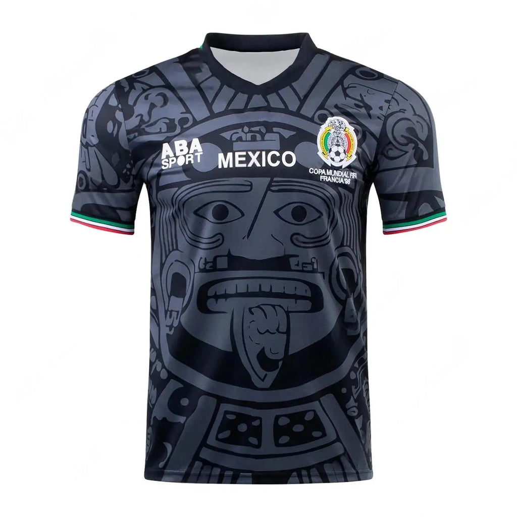 3D Print Sport Quick-dry Breathable Men T-shirt ABA Sport 1998 Mexican Football Team Jersey Parent-child Adult Kids Short-sleeve