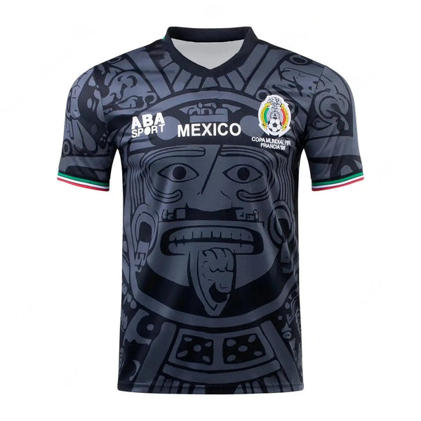 3D Print Sport Quick-dry Breathable Men T-shirt ABA Sport 1998 Mexican Football Team Jersey Parent-child Adult Kids Short-sleeve