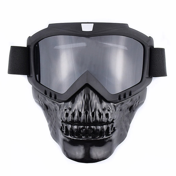 Balaclava Motorcycle Biker Skull Mask Cosplay Breathable Face Shield Military Tactics Mask Riding Motocross Helmet Face Mask Ski