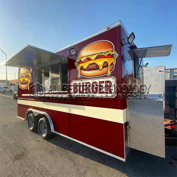 Allbetter Coffee Truck Shop Small Kitchen Mobile Hot Dog Food Trailer with Equipment Mobile Burger Food Truck for Sale in USA