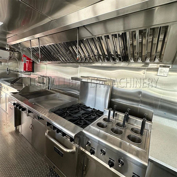 Allbetter Coffee Truck Shop Small Kitchen Mobile Hot Dog Food Trailer with Equipment Mobile Burger Food Truck for Sale in USA