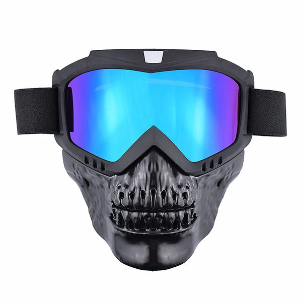 Balaclava Motorcycle Biker Skull Mask Cosplay Breathable Face Shield Military Tactics Mask Riding Motocross Helmet Face Mask Ski