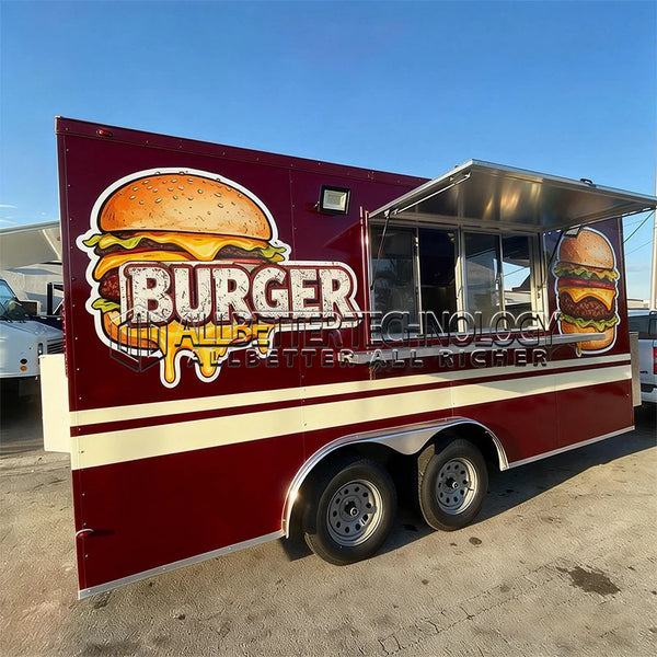 Allbetter Coffee Truck Shop Small Kitchen Mobile Hot Dog Food Trailer with Equipment Mobile Burger Food Truck for Sale in USA