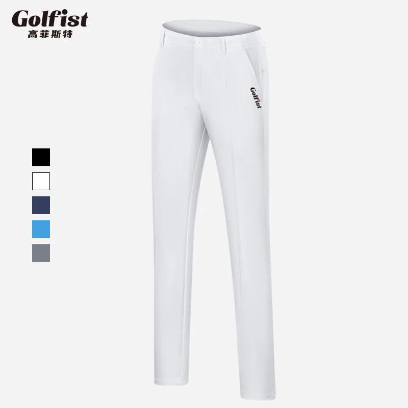 Golfist Golf Men's Summer Sports Pants Breathable Quick Dry Elastic Trouser Slim Fit Trousers Golf Tennis Sports Trousers