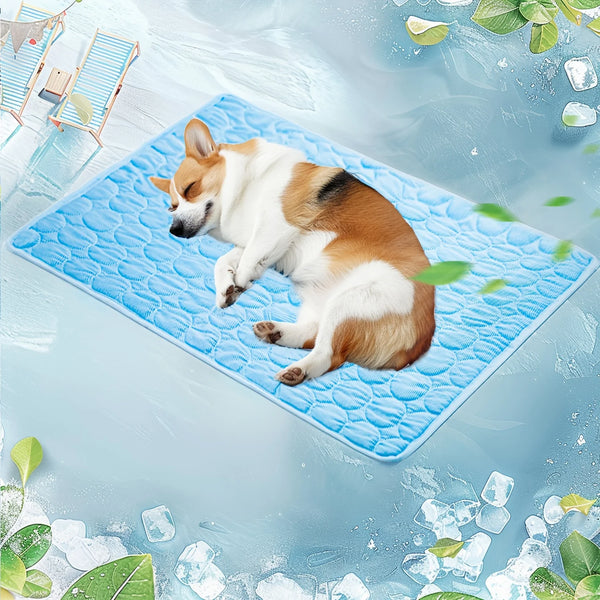 Summer Pet Ice Pad Cooling Ice Pad Bite Resistant Pet Pads Cat sofa Pad Dog Cooling Floor Pad Durable Sofa Ice Cold Pad Blankets