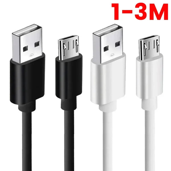 Micro Usb Universal Data Cable Standard Head Rechargeable Long Parachute Cable 3/2/1m Micro Usb Port for Android Phones