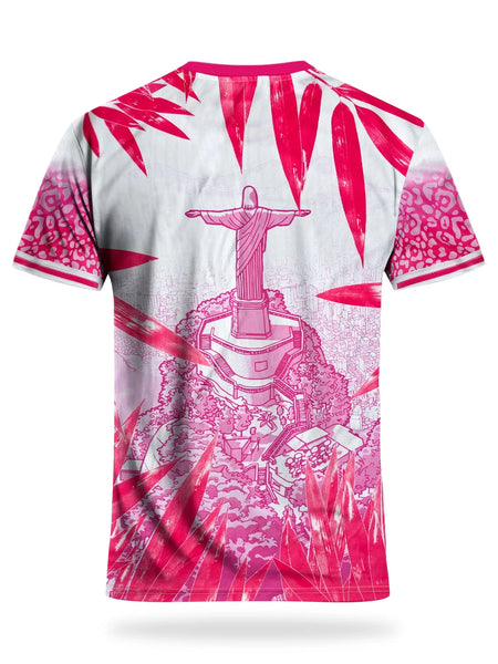 Rio de Janeiro, Brazil. Soccer jerseys with fan designs. 3D printed jerseys for men and women. Breathable sportswear for summer