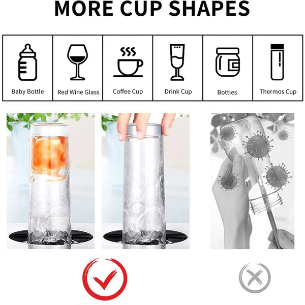 Automatic Glass Cup Washer High Pressure Kitchen Faucet Glass Rinser Stainless Steel Bar Cup Cleaner for Kitchen Sinks Wash Tool