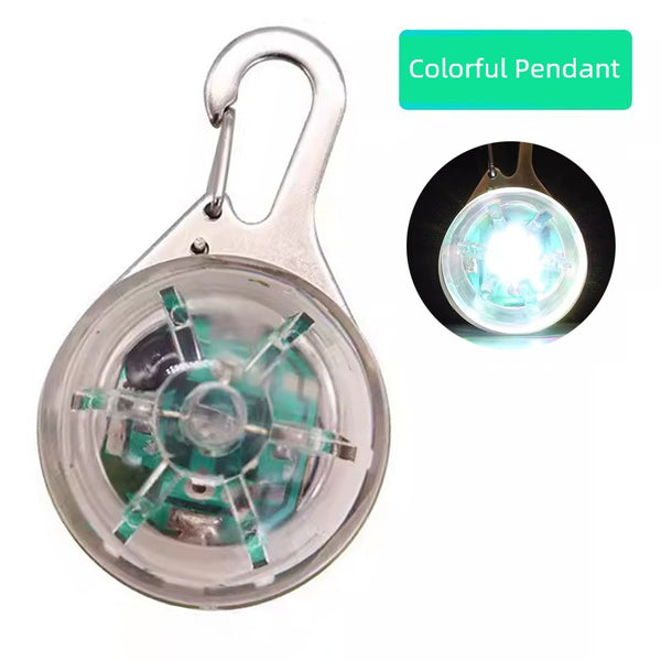 Dog Luminous Collar Fluorescent Luminous Pendant Teddy Collar Medium Large Dog Dog Collar Cat Collar Pet Supplies