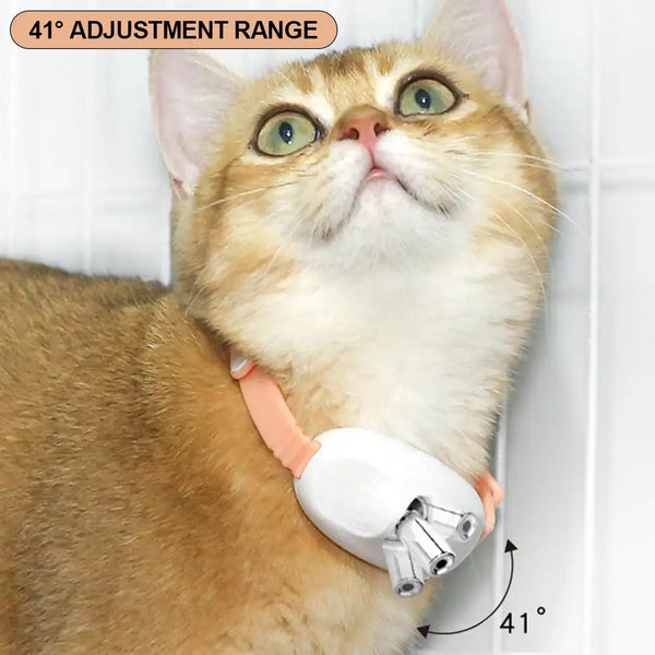 Smart Laser Tease Cat Collar Electric USB Rechargeable Pointer Kitten Automatic Toys Interactive Training Pet Accessories Goods