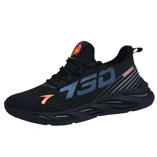 New Summer Mens Breathable Mesh Running Shoes Lightweight Sports Sneakers Fashion Trendy Brand