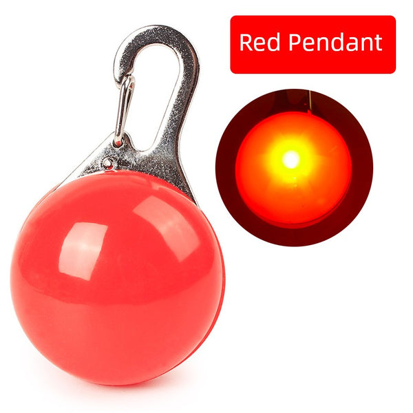 Dog Luminous Collar Fluorescent Luminous Pendant Teddy Collar Medium Large Dog Dog Collar Cat Collar Pet Supplies