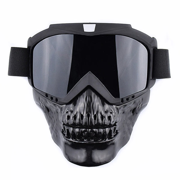 Balaclava Motorcycle Biker Skull Mask Cosplay Breathable Face Shield Military Tactics Mask Riding Motocross Helmet Face Mask Ski