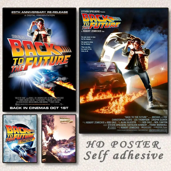 Back To The F-Future ANIME Poster Poster HD Art Sticky Wall Waterproof Home Living Room Bedroom Bar Aesthetic Decoration